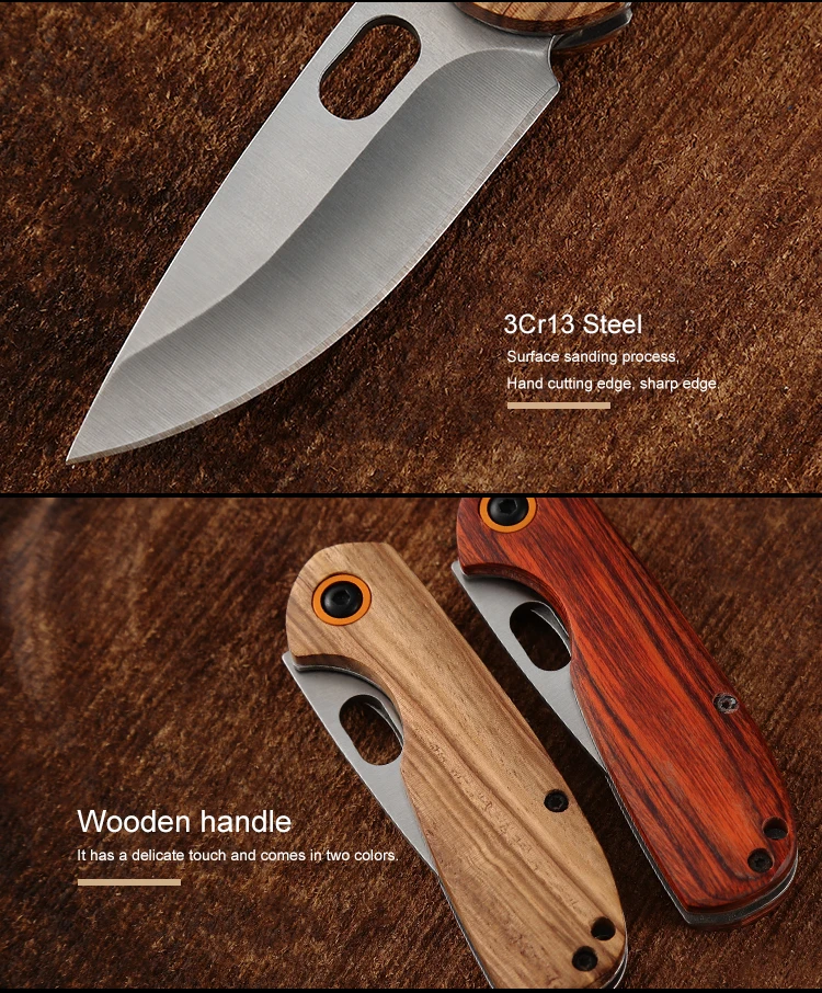 Esty Small Size Pocket Knife Customized Laser Engraved Logo Fully