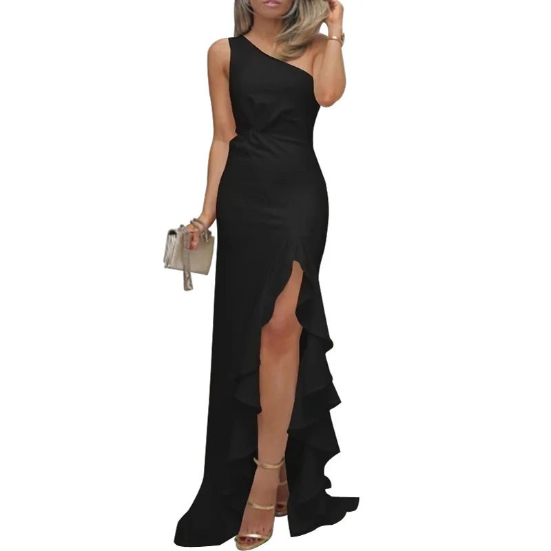 off shoulder party frock designs