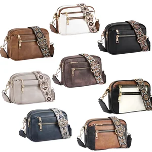 2026 New Style Leather Belt Bag Fashionable Waterproof Cross-body Bag for Women Messenger Bags with Adjustable Shoulder Strap