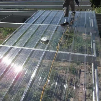Cheap Price Transparent Polycarbonate Corrugated Sheet PC UV Resistant Roof Sheet