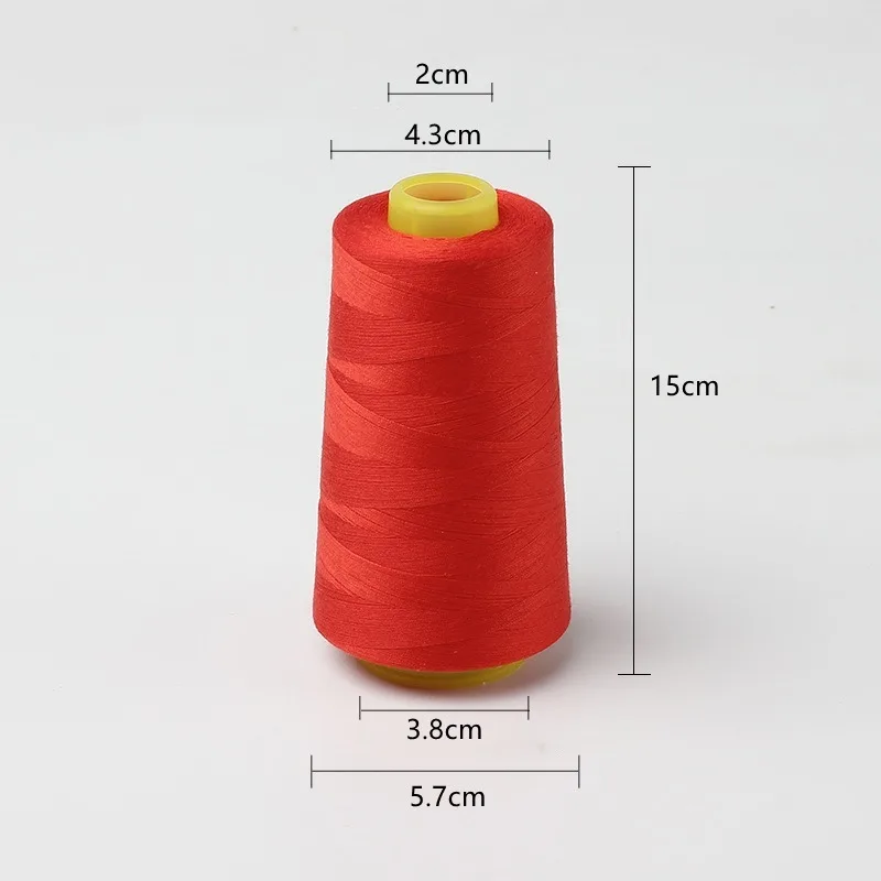 Multi Color 100 Polyester Sewing Threads High Tenacity Sewing Threads