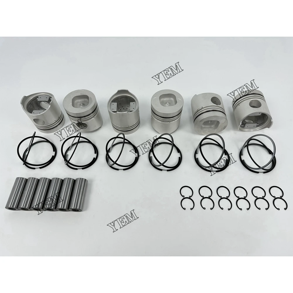 For Isuzu 6BB1 Piston Rings Set Engine Parts With Warranty 3
