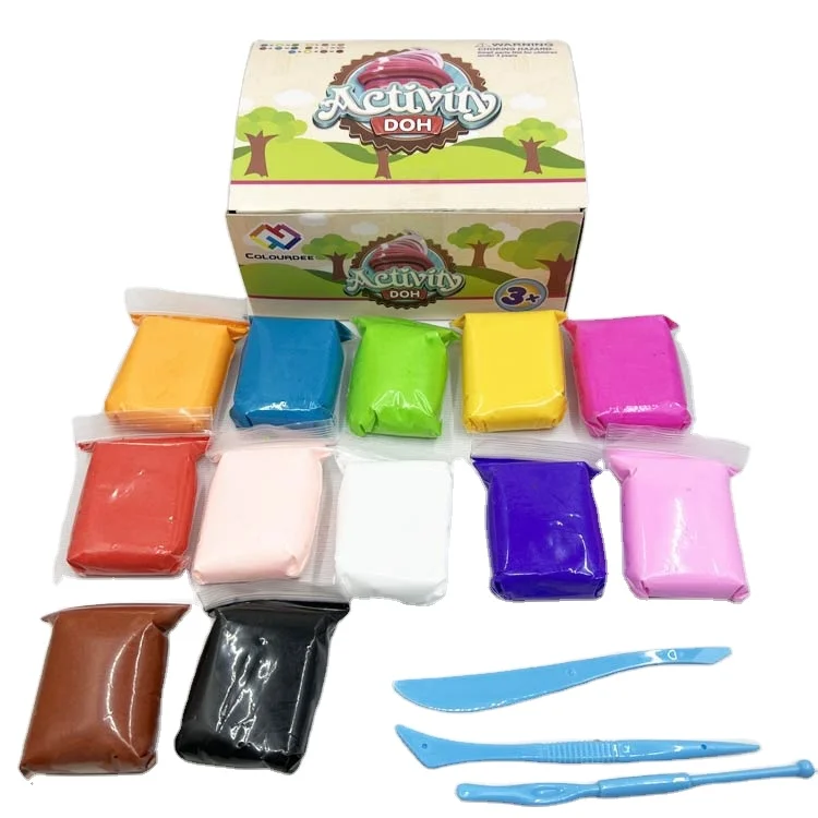 Лидер продаж игрушки для дошкольного образования сумка игрушек с различными цветами креативная воздушная сушилка глина детского творчества