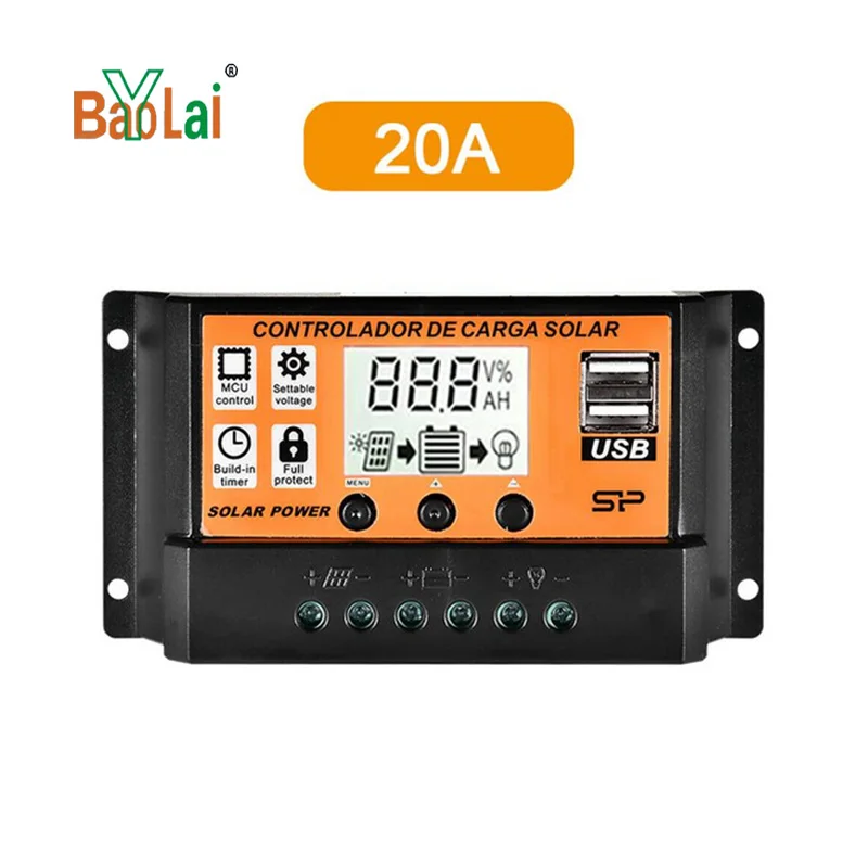 Baolaiya custom  7 segment  tn htn  digital lcd display for solar inverter with white backlight