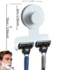 round suction-cup razor-white