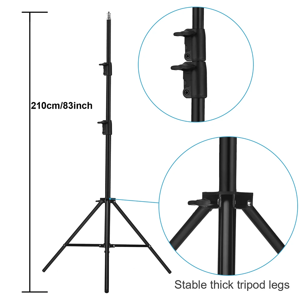 18 Inch Photography Circle Selfie Ring Light With Tripod Stand And Phone Holder Led Ring Light For Makeup