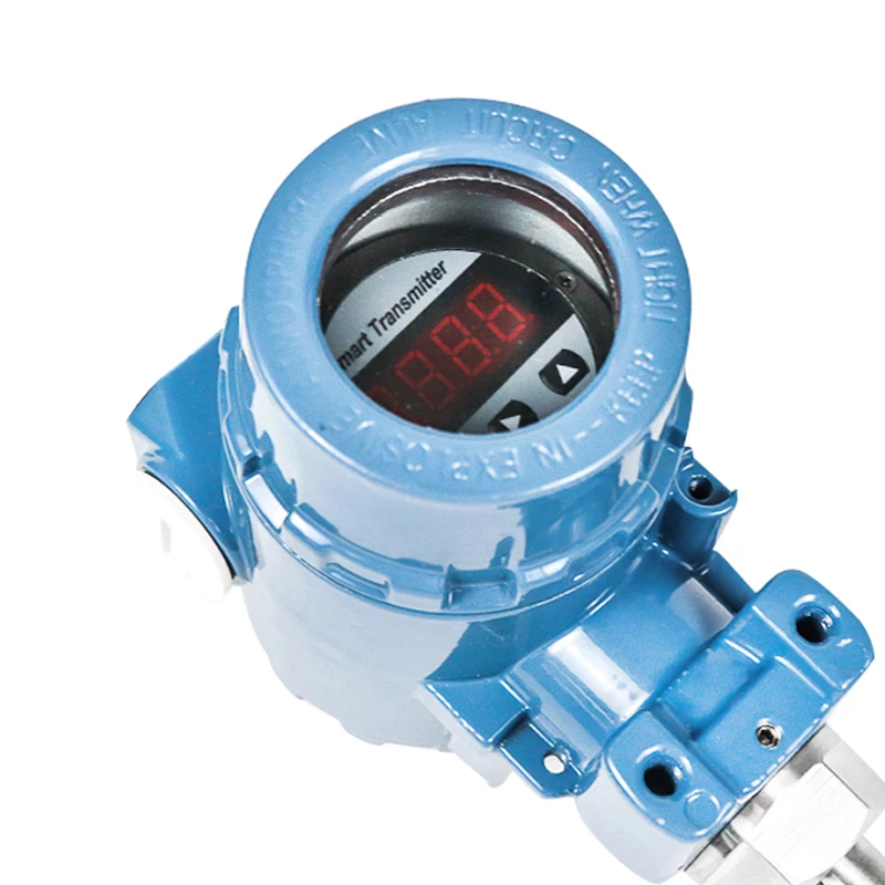 Digital Display RTD Pt100 Explosion Proof Temperature Transmitter for Fuel Petrol Oil  Temperature Sensor with 2088 Junction Box