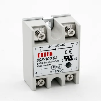 Ssr-100dd Relé De Estado Sólido Dc 100a Marcas Diversas