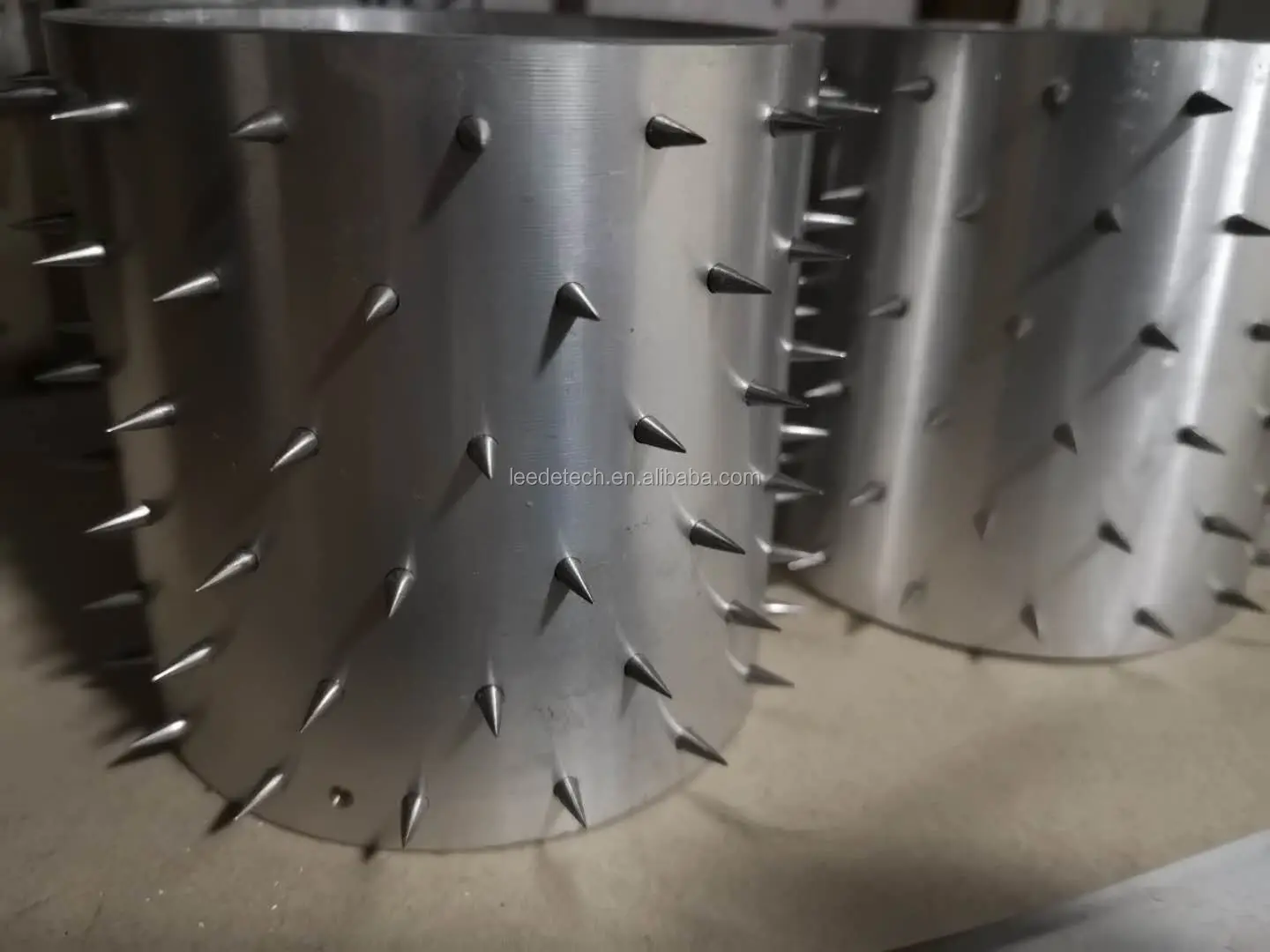 Perforating Needle Roller Pin Sleeves Pinned Roller for Leather Plastic Paper Rubber PP PE Film Hole Punching