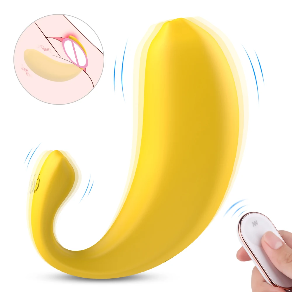 Wholesale S-hande Banana vibrator sex toy women silicone g spot vibrator with wireless remote From m.alibaba