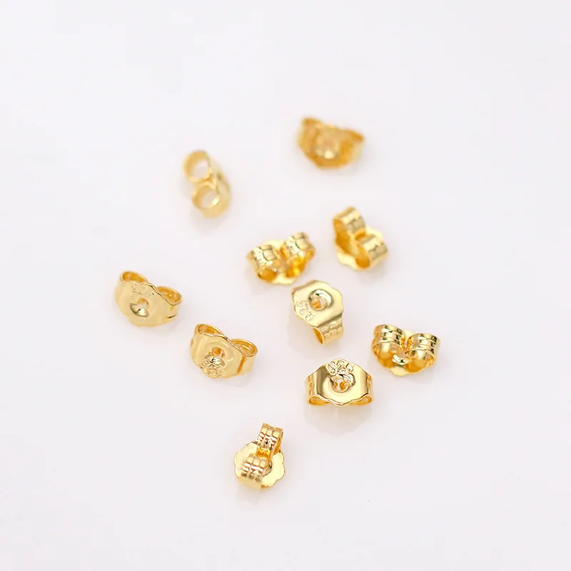AA01607 Jewelry Gold Ear Back 18k Gold Filled Earring Backs