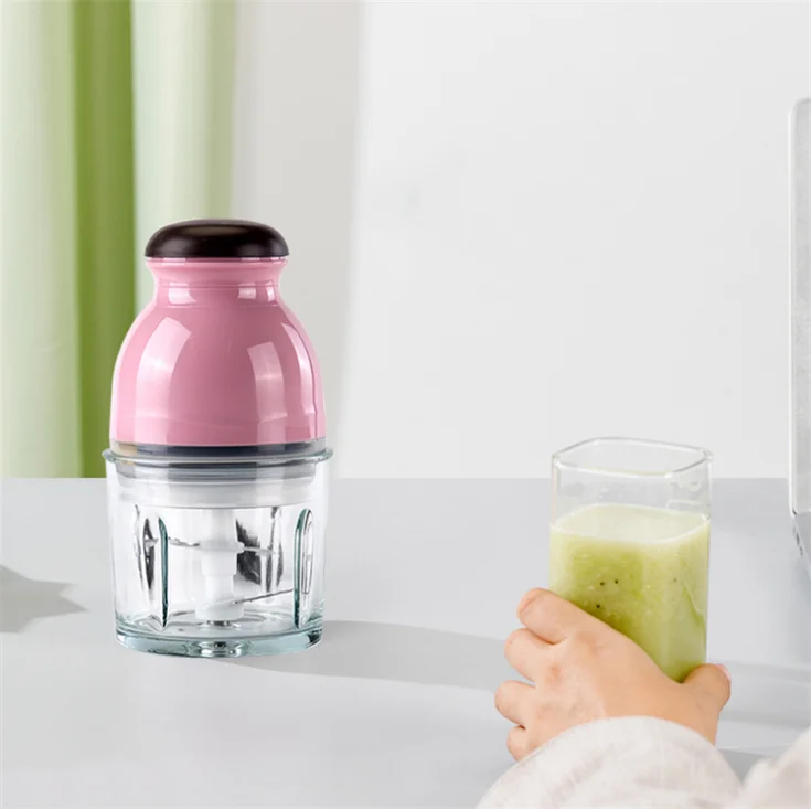 Multifunction Food Chopper Mini Blender Electric Capsule Cutter Quatre Fruit Vegetable Meat Puree Processor Baby Food Maker