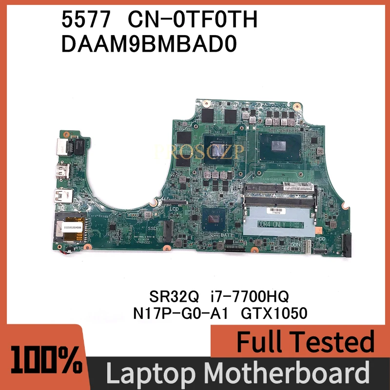 Inspiron Laptop Dell Inspiron 15 5577 Motherboard CN-0TF0TH 0TF0TH