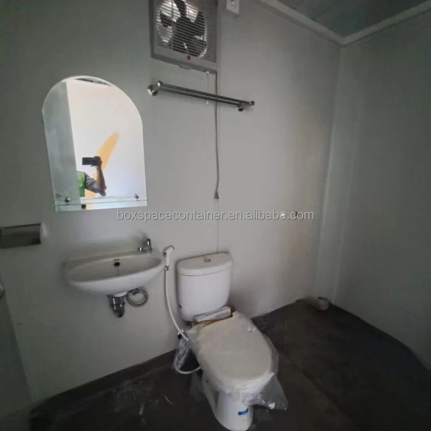 BOX SPACE Hurricane Proof Modular Homes Prefabricated House Prefab Modular Homes Expandable Two Story Tiny House for Indonesia