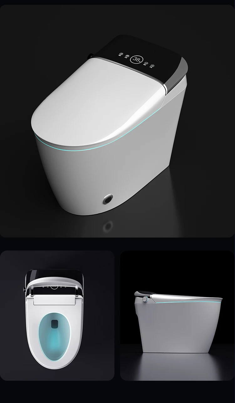 product auto flush electric bidet inodoros wc toilet bowl ceramic siphonic automatic toilet commodes bathroom intelligent smart toilet-10