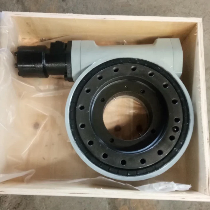 Worm Gear Slewing Drive With Hydraulic Motor Used In Industrial Robot Buy Worm Gear Slew