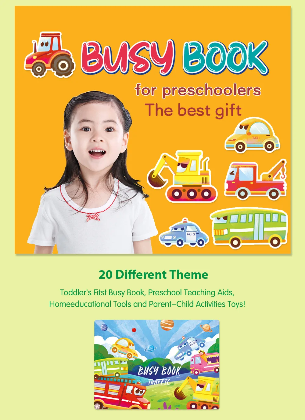 product custom kids busy book for toddlers autism sensory educational toy customized childrens board book printing quiet book for kids650-23