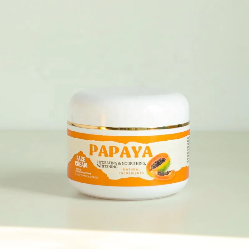 2023 Hot Selling Papaya Skincare Kit Brightening Serum Moisturizing