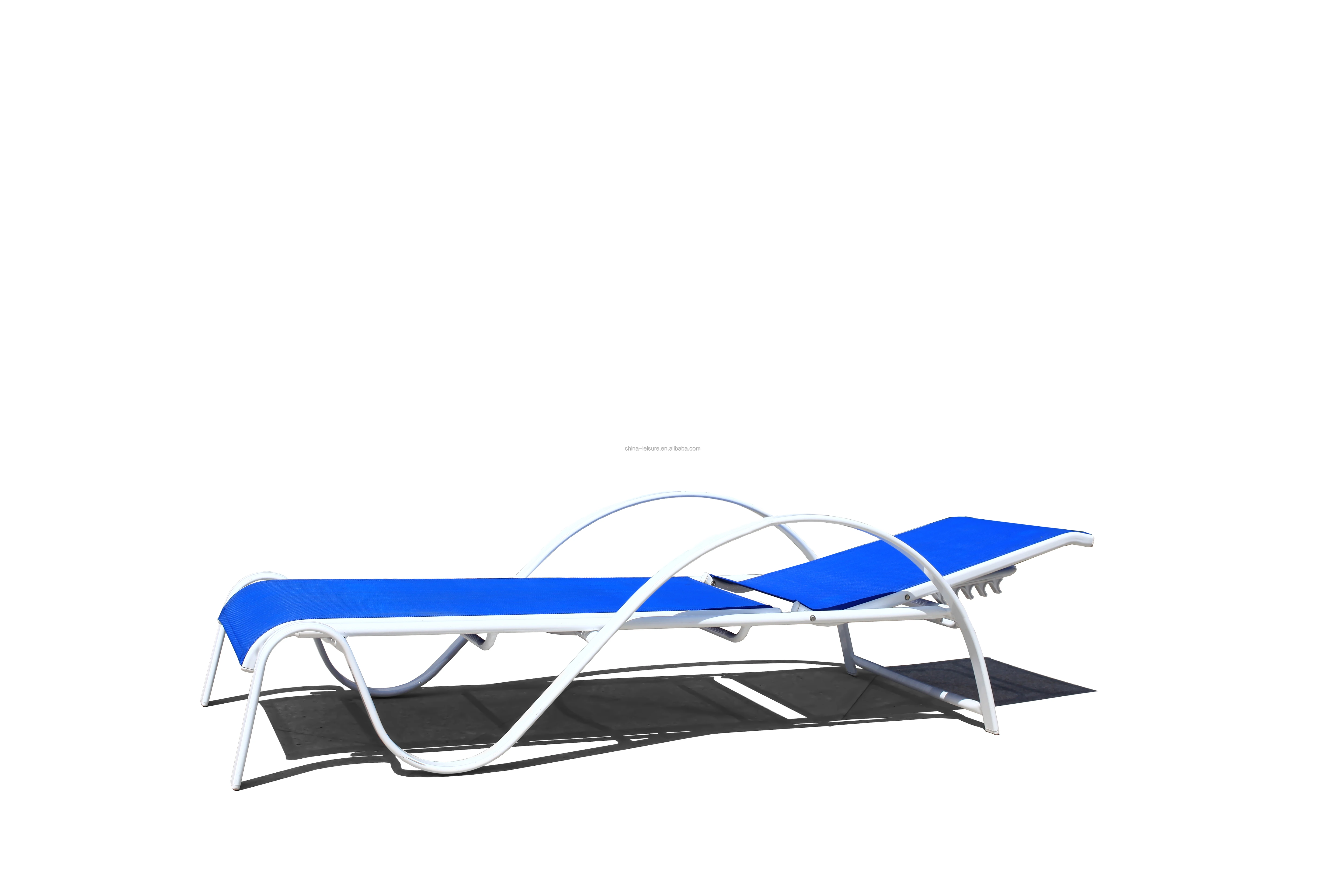 Modern Aluminium Metal Outdoor Furniture Adjustable Hotel Swimming Pool Beach Patio Garden Sun Lounger Sunbed
