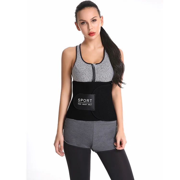 Neoprene Material Magic Paste Closure Free Size Boneless Waist Trainer Belt for Man and Women