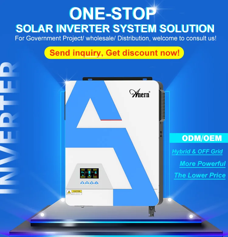 Anern High Quality on Grid off Grid Solar Inverter 48v 6200w
