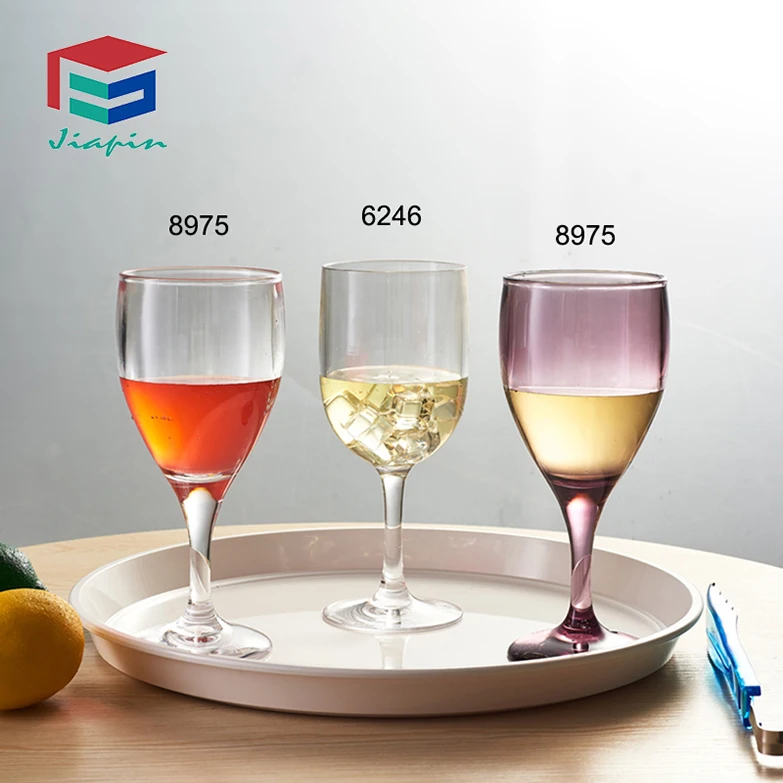 11oz Unbreakable Wine Glass Polycarbonate Goblet 330ml Plastic Stemmed Wine Glass