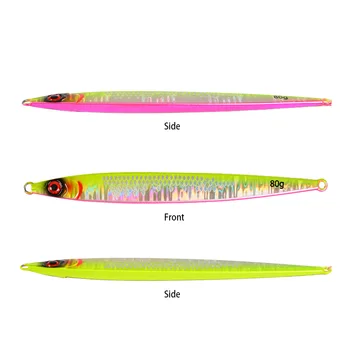 Cross-Border Hot-Selling Fish-Scale Metal Jig Artificial Hard Bait for Sea & Boat Fishing Slow-Shake & Fast-Pull Mackerel – Metal Jig – view 5
