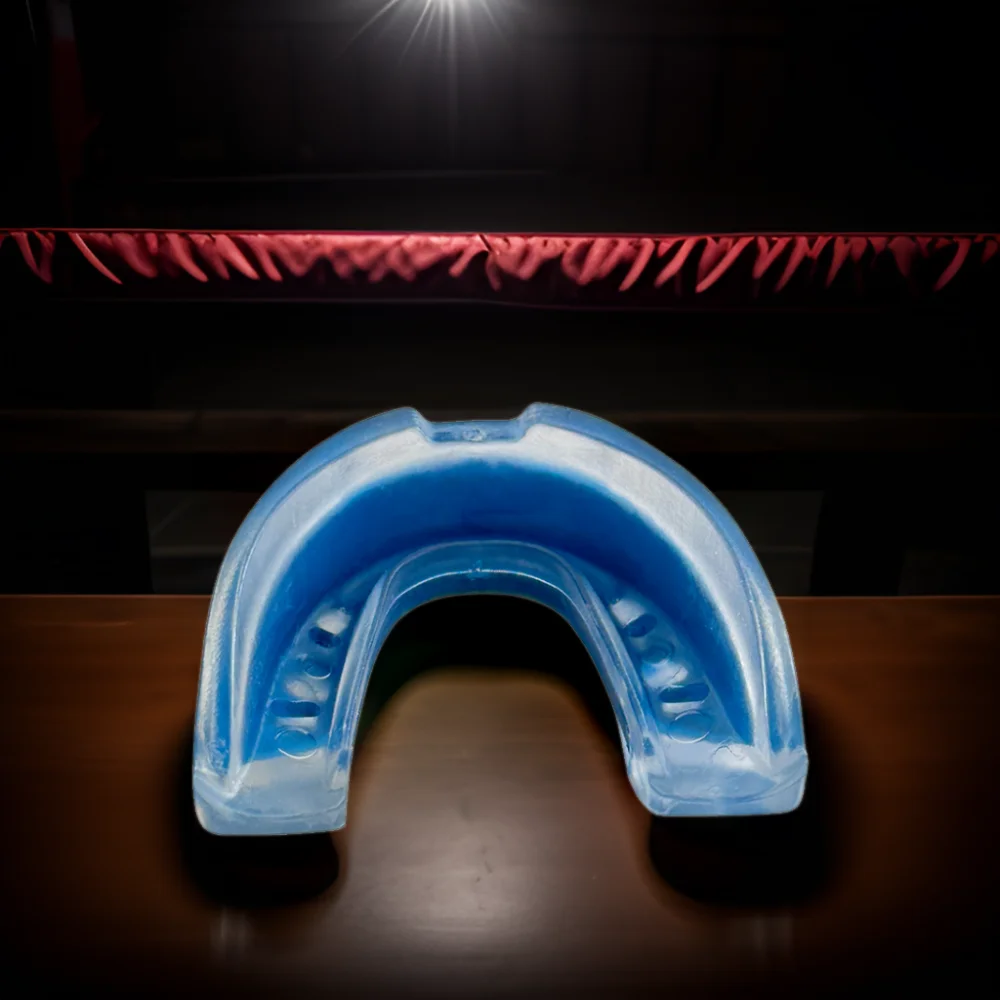 Customized MouthGuard Sports Moldable  Kids Mouthpiece Teeth Protective Braces EVA Double Colored for MMA Boxing manufacture
