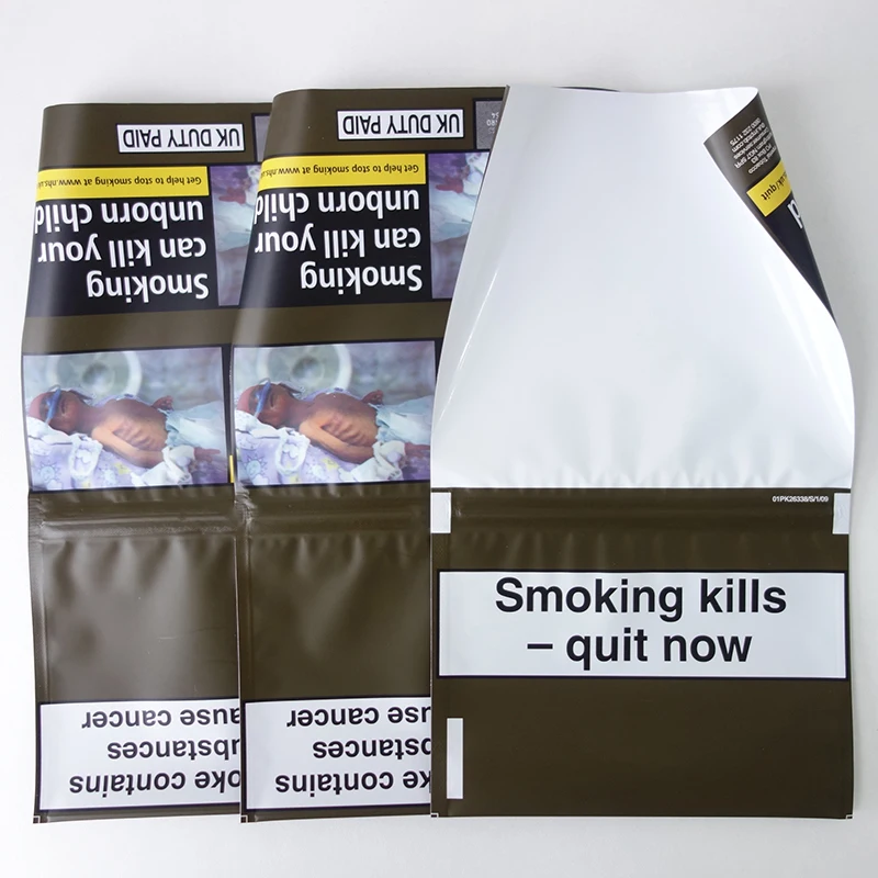 Discount Hand Rolling Tobacco Bag/hand Rolling Plastic Tobacco Bag /empty  Resealable Tobacco Pouch