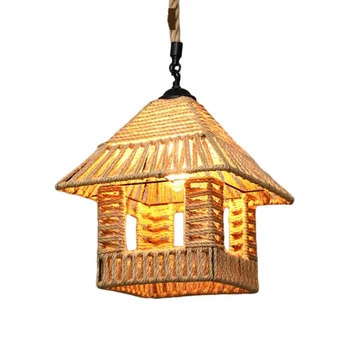 Creative Twine Chandelier Personality Cafe Retro Industrial Style Clothing Shop Homestay Restaurant bar Decorative Lights