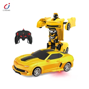 Chengji Cheap Remote Control Cars Toy Light Function Cool Design 1:18 One Click Deformation Robot High-speed 4wd Rc Car