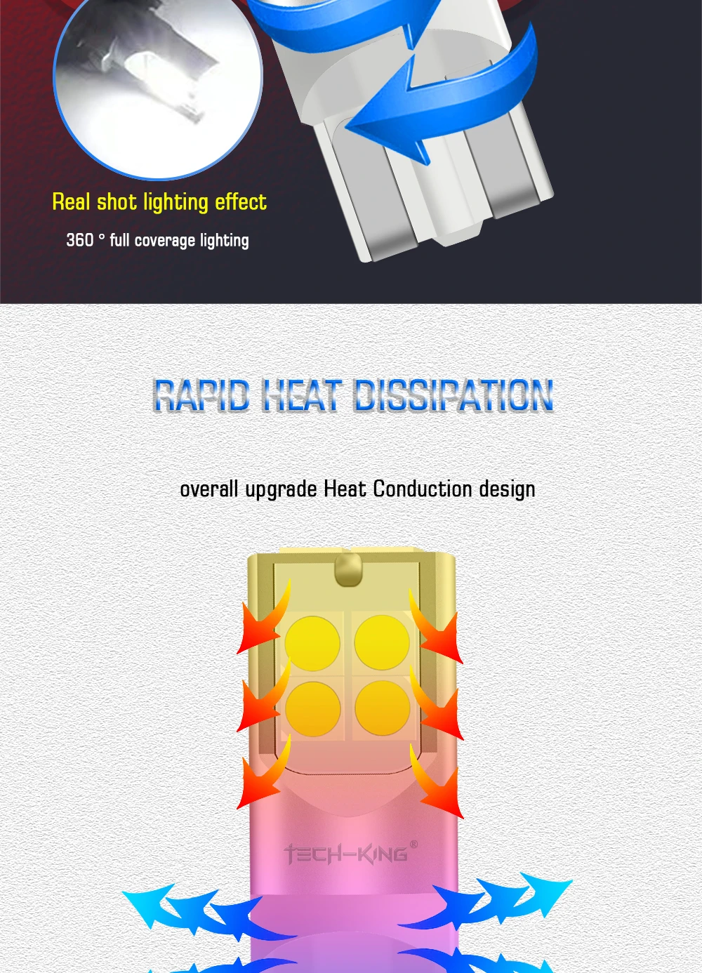 Car Led T1012-24V W5W bulb 3030 10SMD 6000K White Yellow Auto License Plate Lamp Dome Light Reading DRL High brightness Bulb