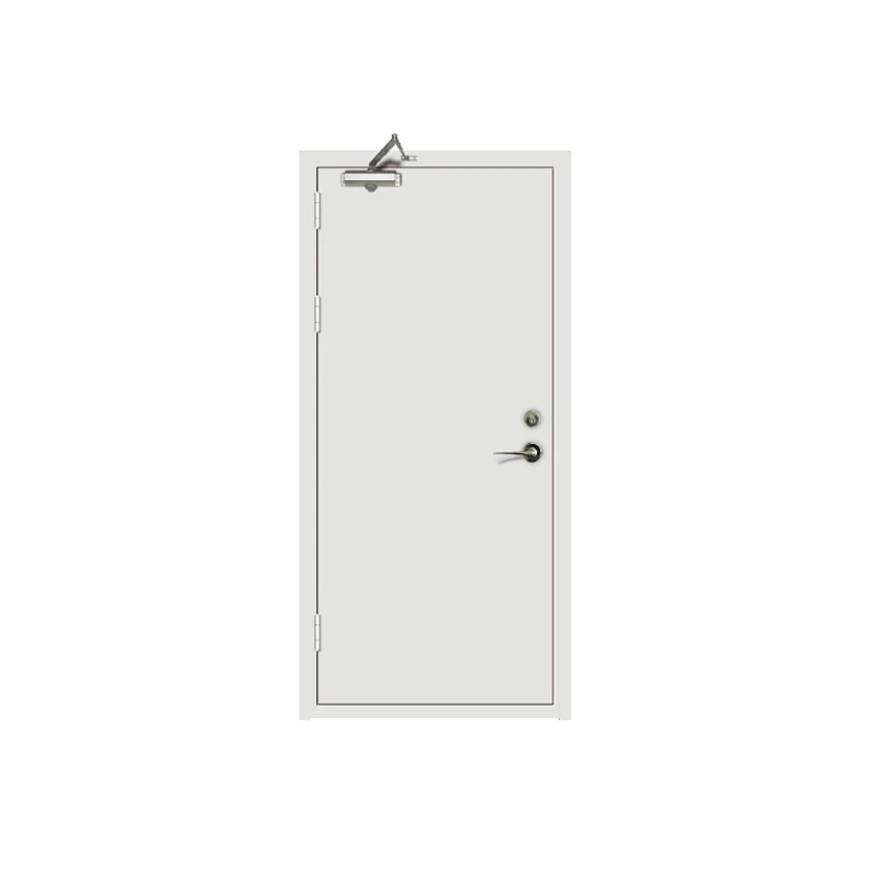 Superior performance double in door exit steel fire place rated doors aluminum standard 120 minute manufacture