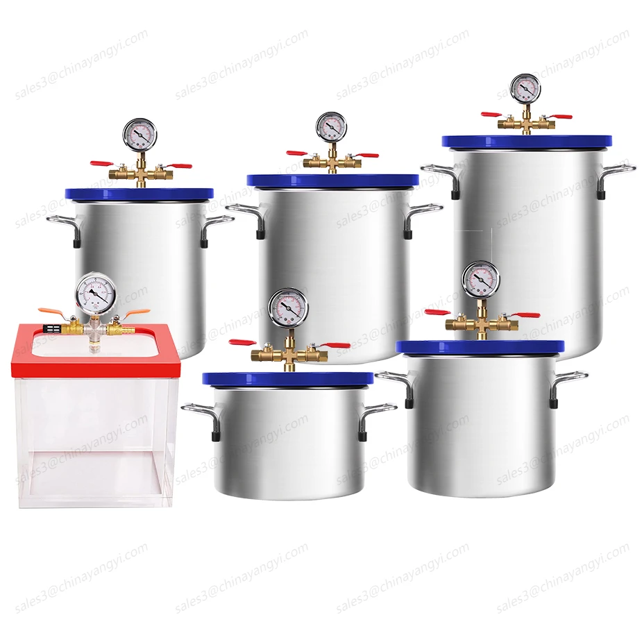 Vakuumkammer 3 Gallonen Aus 304 Edelstahl – Acryl Produktbild-Vorschau 3