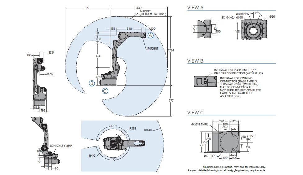 Yaskawa AR1440 - Efficient 6 Axis Industrial Welding Robot