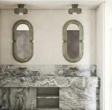 2025 Artisan High End Home Bathroom Ideas Stone Basin Bathroom Stone Top Vanity Design