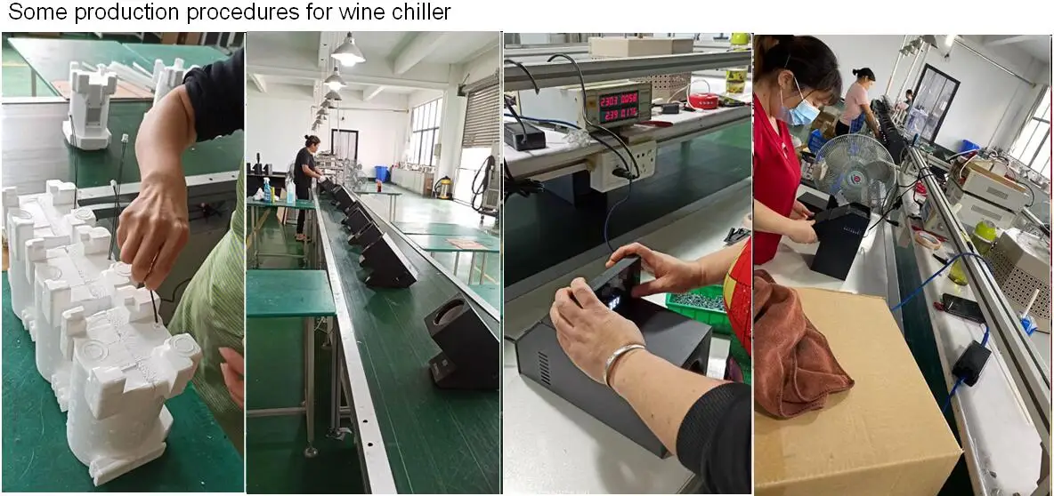 Home Appliance  Stainless Steel housing 12V Portable bottle wine Cooler Chiller Fridge