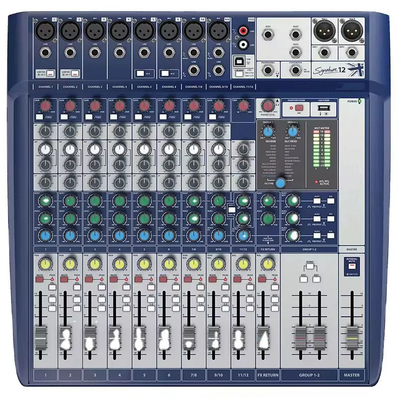 Soundcraft Signature 12 USB Audio Mixer for Stage