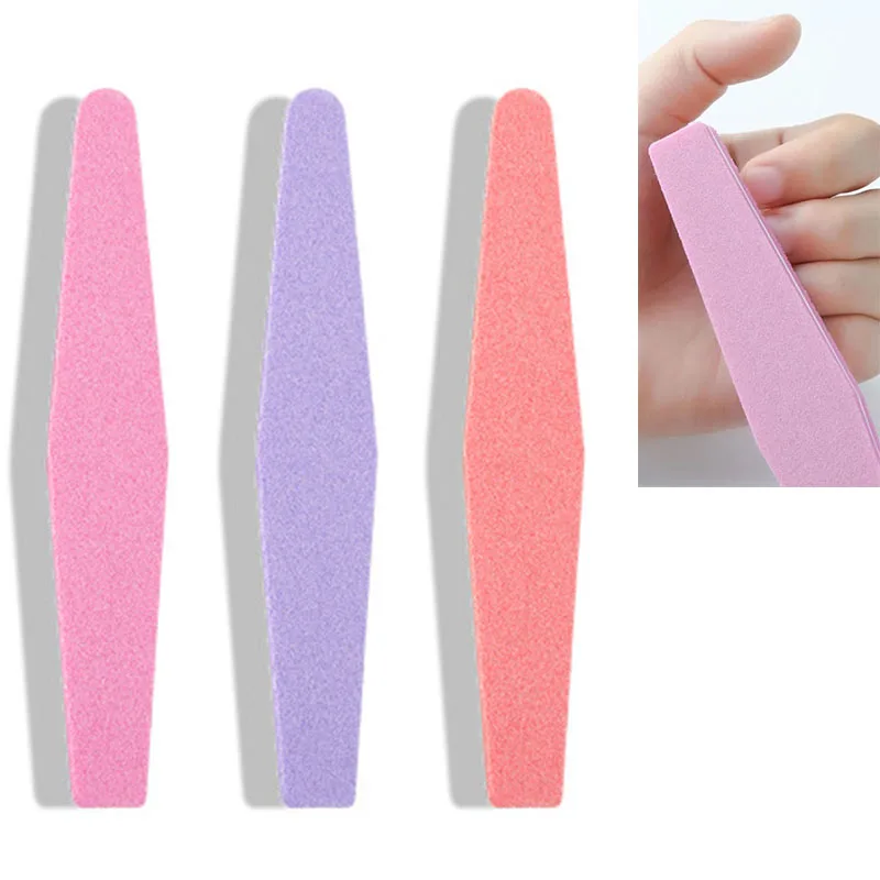 Nail Polish Remover Sponge For Nails Rubbing Diamond Waterproof Sponge Nail  Art Brushing And Ground Strip Sand Strip Tool - Buy Nail Polish Remover  Sponge,Nail File With Different Colors User-friendly Double Sided