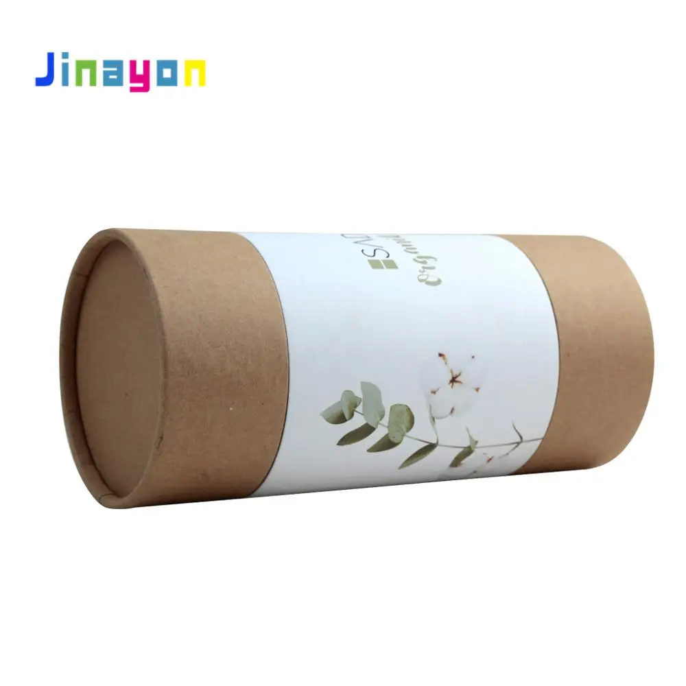 Jinayon Customized Cardboard Kraft Paper Tube  Essential Oil Packaging Box Paper Product
