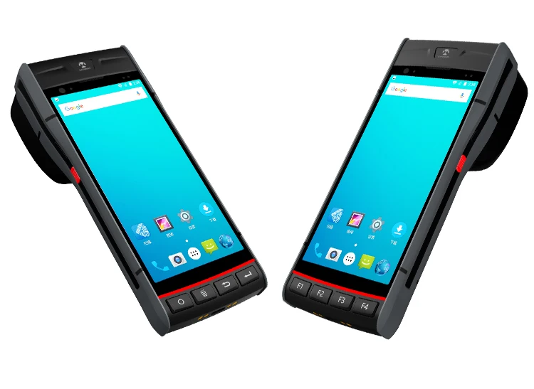 Barway S60 5 дюймов Android 9 0 беспроводной сканер штрих-кодов с принтером портативный PDA мобильный терминал