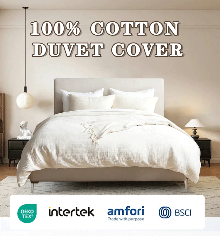 Cotton Double-Layered Yarn Bedding Set Cotton double-layered yarn bedding set full collection display