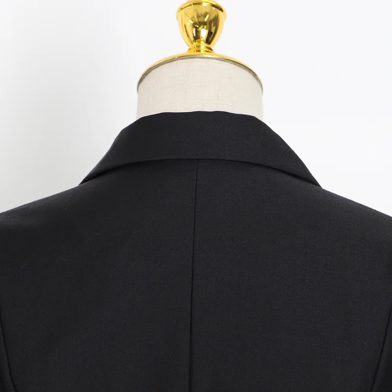 Женский блейзер TWOTWINSTYLE облегающий Блейзер составного кроя с отложным воротником и длинными рукавами 2019