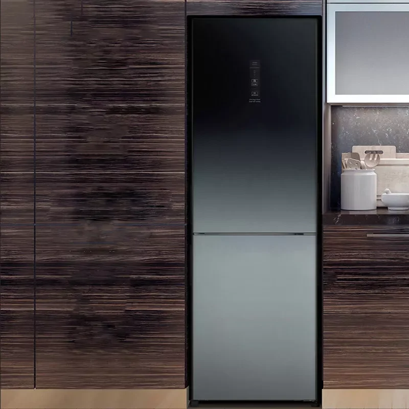Customized Refrigerator Door Silk Screen Printing Tempered Glass Panel Colorful Glittering Glass Refrigerator Door