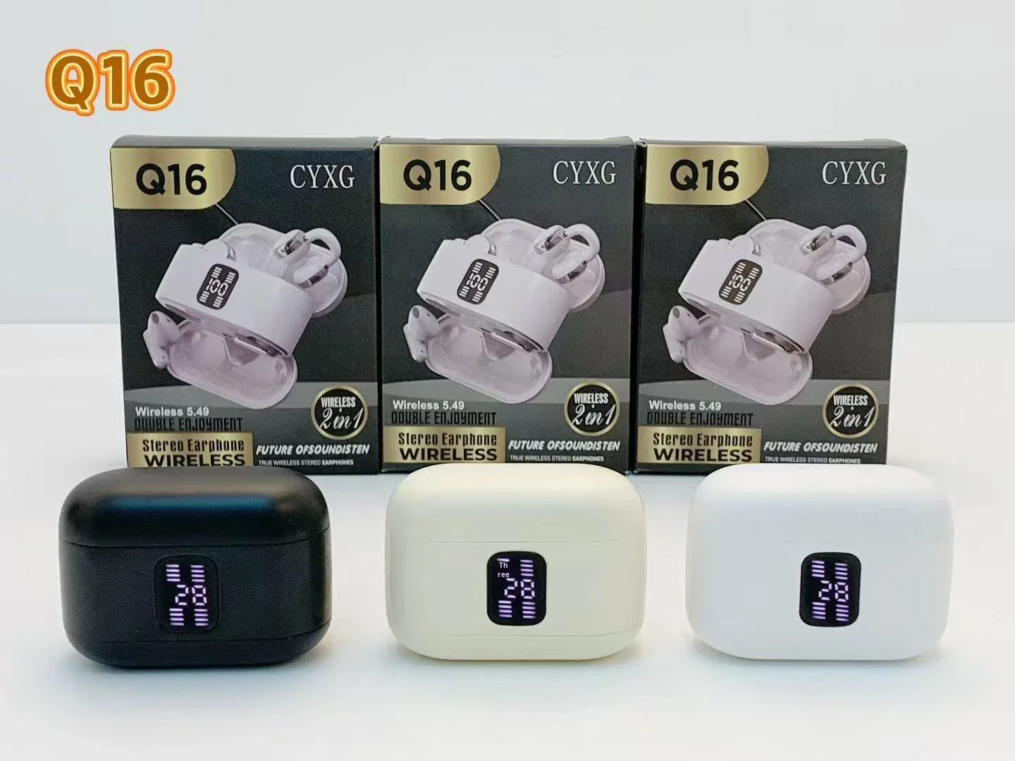 Q16 Wireless ANC Earphones for Couples