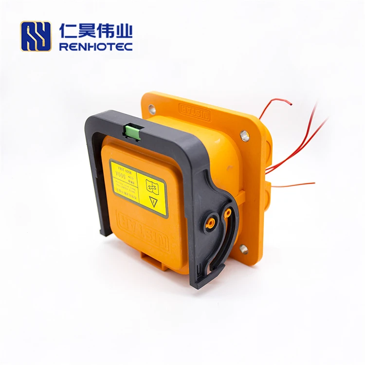500A MSD Manual Service Disconnect for Servicing PHEV System Plug With Fuse and Front Mount Receptacle
