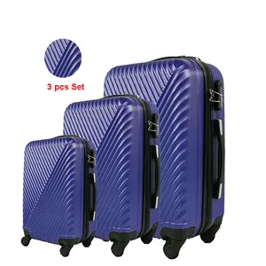 Abs PC Suitcase Sets 3 Pcs Travel Luggage Set With Universal Wheel