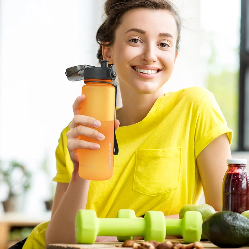 32oz Sports Water Bottle Dishwasher Safe Water Bottle With Times To