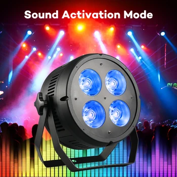 U`king 200W RGB COB Par Lights for Bar Birthday Party Club KTV