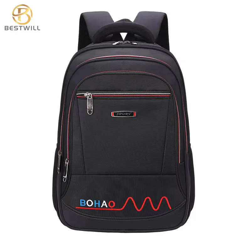 BESTWILL 2022 Wholesale Custom Geometric Pattern Laptop Backpack Waterproof Men's School Case Briefcase Luggage Set Zipper